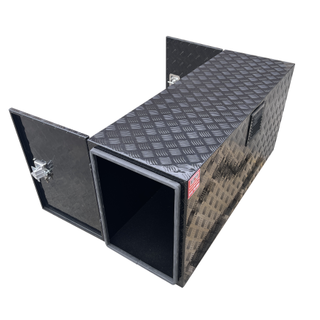 Aluminium Caravan Trailer Tool Box for Generator or Webber BBQ