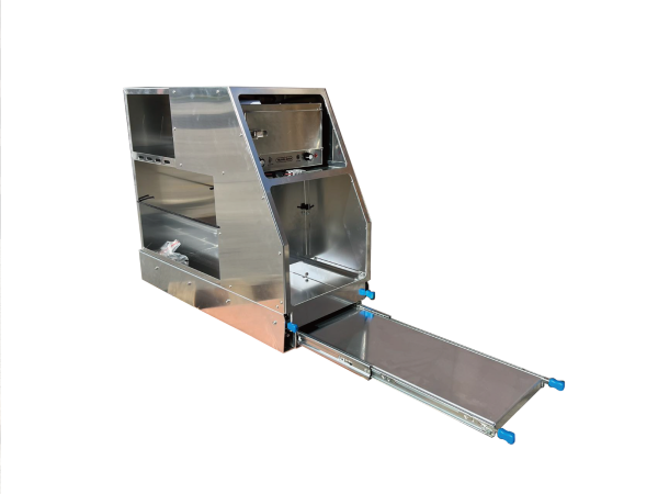 Aluminium Ute Canopy Pantry Slide Large - Image 4