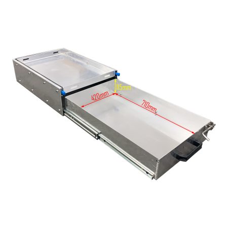 500mm Wide Aluminium Ute Canopy Slide Drawer with Tray
