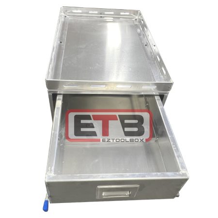 535mm Wide Aluminium Ute Canopy Drawer Draw Slide