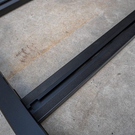 Black Low Profile Aluminium Full Roof Rack with Unistruts