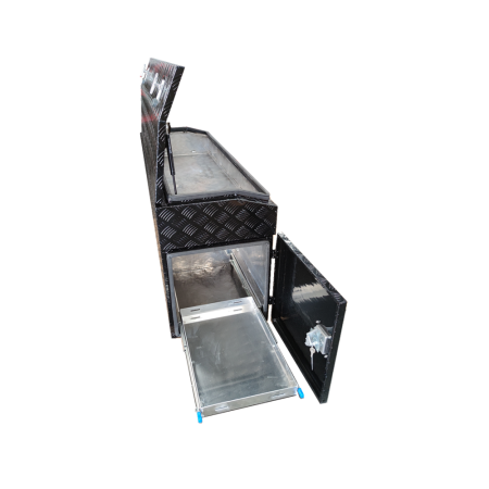 Aluminium Caravan Trailer Tool Box for Generator, Webber BBQ