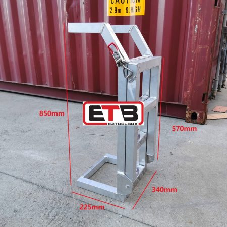High Universal Aluminium Rear Ladder for Ute Canopy