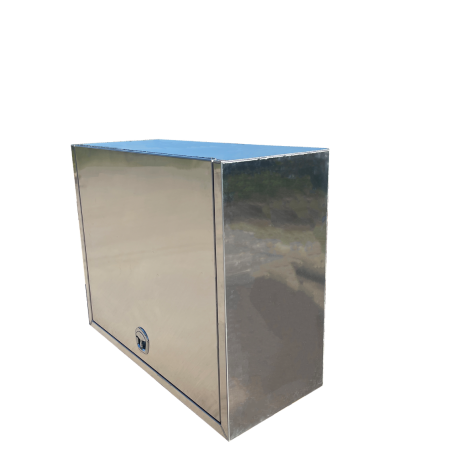 1400x600x1150mm Flat Plate Full Door Aluminium Truck Toolbox