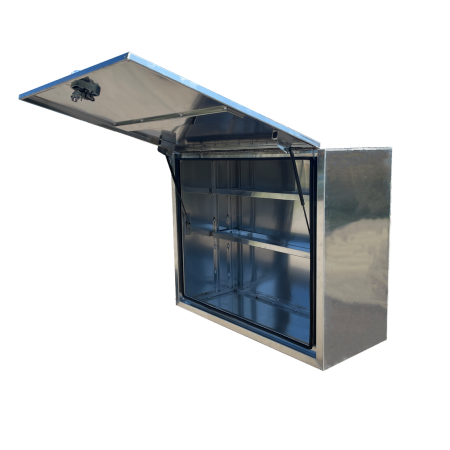 Flat Plate Full Door Aluminium Truck Toolbox