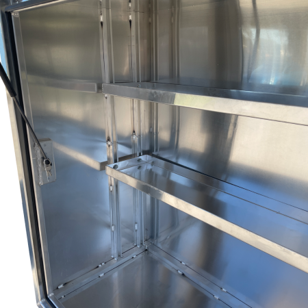 Flat Plate Full Door Aluminium Truck Toolbox