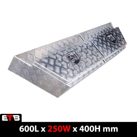 Checker Plate Aluminium Under Tray Tool Boxes