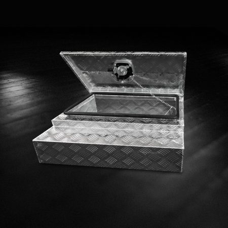 Checker Plate Aluminium Under Tray Tool Boxes