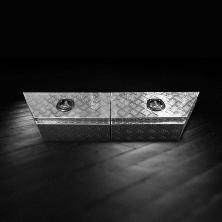 Checker Plate Aluminium Under Tray Tool Boxes