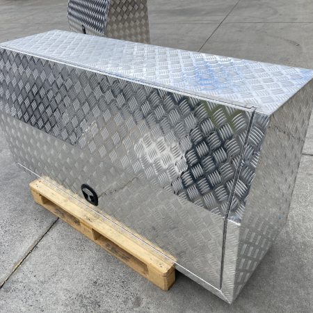 Checker Full Door Aluminium Ute Toolbox