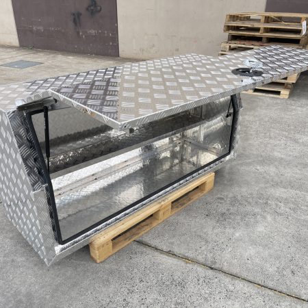 Checker Full Door Aluminium Ute Toolbox