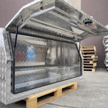 Checker Full Door Aluminium Ute Toolbox