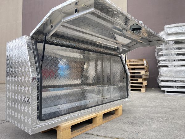 Checker Full Door Aluminium Ute Toolbox