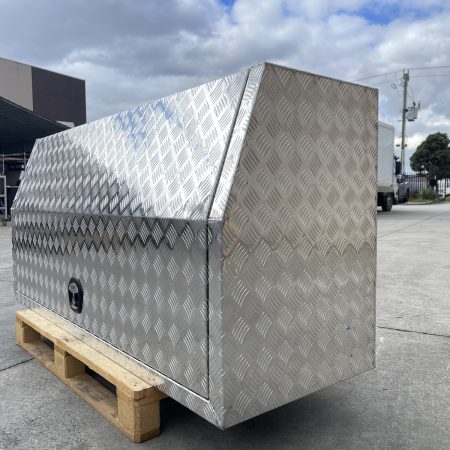 Checker Full Door Aluminium Ute Toolbox