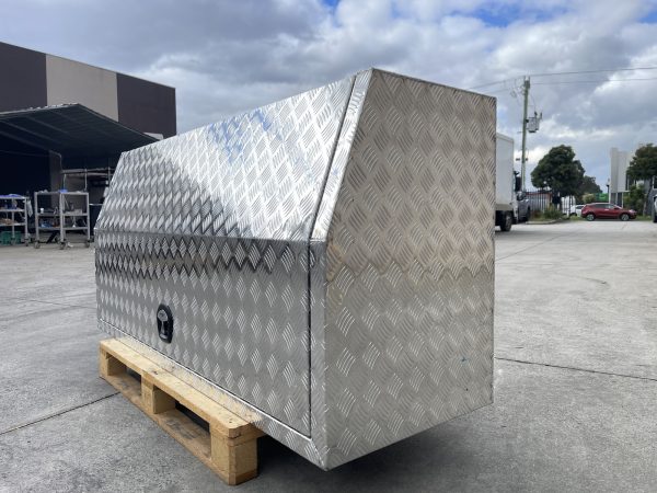 Checker Full Door Aluminium Ute Toolbox