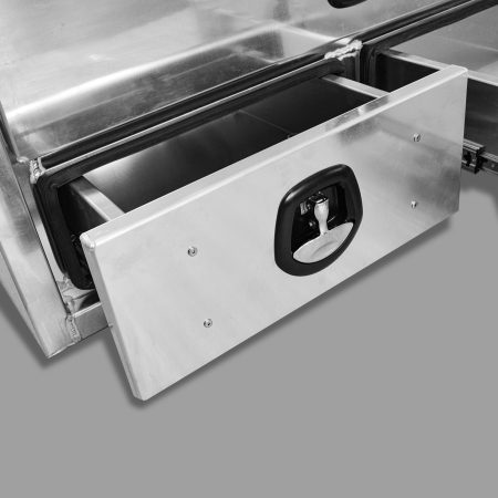 Flat Plate Half Open with 2 Drawers Toolbox