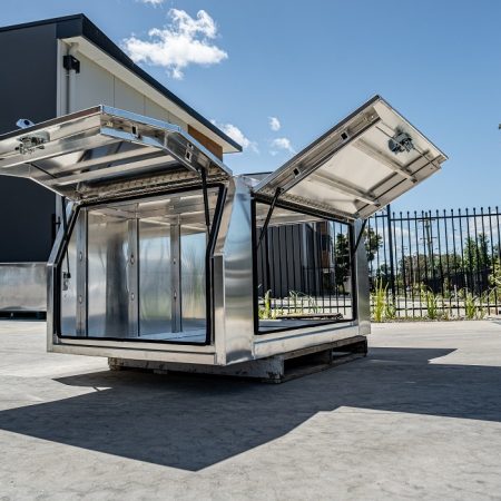 3 Doors  Flat Plate Aluminium Ute Canopy - Image 2