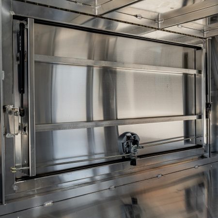3 Doors Flat Plate Aluminium Canopy