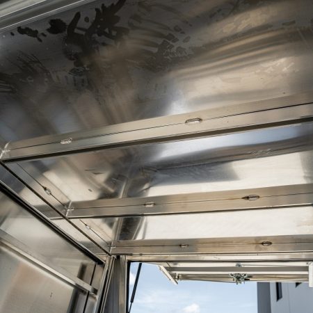 3 Doors Flat Plate Aluminium Canopy