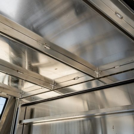 3 Doors Flat Plate Aluminium Canopy