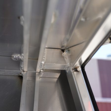 3 Doors Flat Plate Aluminium Canopy