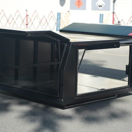 Black 3 Doors Jack Off Flat Ute Canopy
