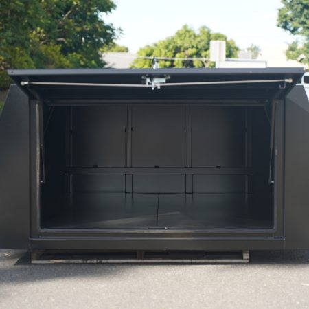 Black 3 Doors Jack Off Flat Ute Canopy