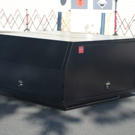 Black 3 Doors Jack Off Flat Ute Canopy