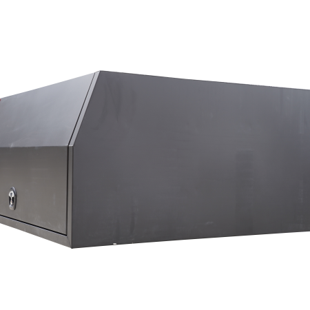 Black 1800mm 3 Doors Aluminium Ute Canopy