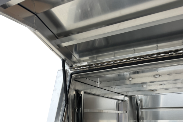 3 Doors Jack Off Flat Plate Aluminium Ute Canopy - Image 5