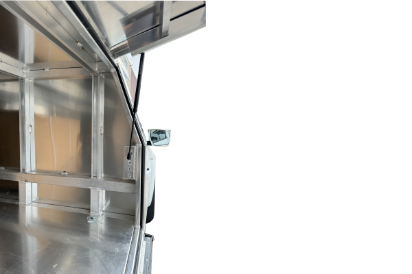 3 Doors Jack Off Flat Plate Aluminium Ute Canopy - Image 4
