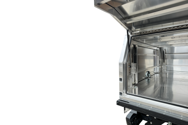 3 Doors Jack Off Flat Plate Aluminium Ute Canopy - Image 6