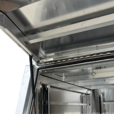 2400mm 3 Doors Jack Off Flat Ute Canopy