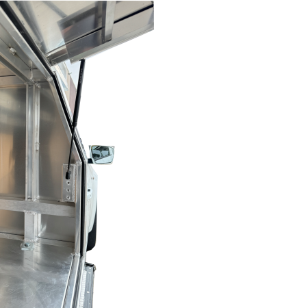 2400mm 3 Doors Jack Off Flat Ute Canopy