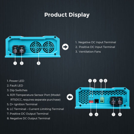12V 60A DC to DC Battery Charger - Image 5