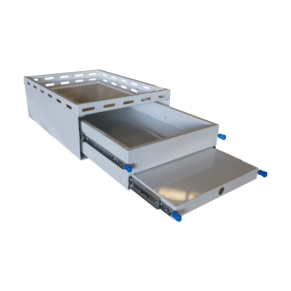 530mm Wide Aluminium Ute Canopy Slide Drawer / Bench