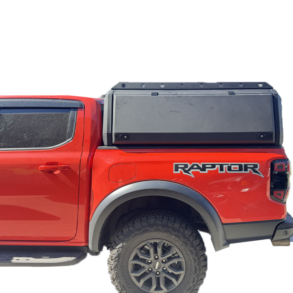 Next Gen Ranger Tub Aluminium Canopy It fits Next Gen Ford Ranger 2022-Onwards XL, XL HI-RIDER XLS XLT XLT-HI-RIDER WildtraK Raptor Main body: High-Grade Aluminium Doors: Aluminium Solid Doors. Reinforced roof - 300kg loading rate 2 Large push locks per door. 2 Gas struts per door. 2 Year Warranty It comes as Flat Pack and with all fitting kits