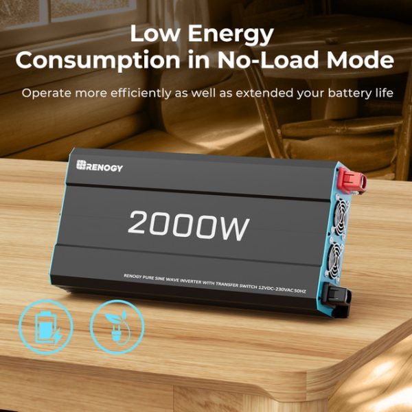 2000W 12V to 230V/240V Pure Sine Wave Inverter (with UPS Function)