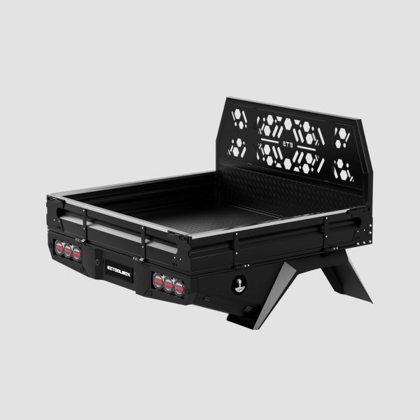 Black Full Set Aluminium Tray 1650mm - Image 2