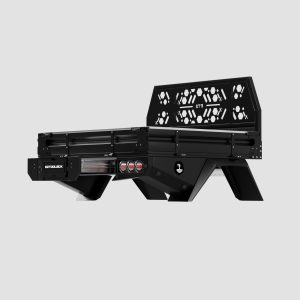 Black Full Set Aluminium Tray 1650mm with Trundle Drawer 3 Aluminium Tray 1650mm