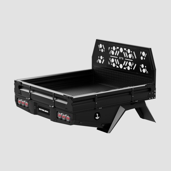 Black Full Set Aluminium Tray 1850mm - Image 2