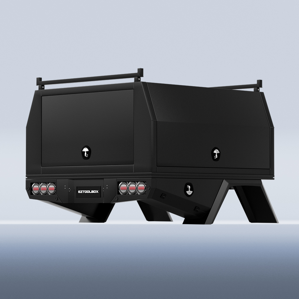 Black Aluminium Ute Tray and Canopy Work Package 1 tray and canopy work package