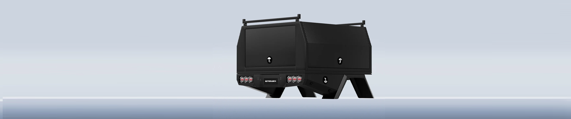 Black Aluminium Ute Tray and Canopy Work Package 3 BF-WPKGB-2025