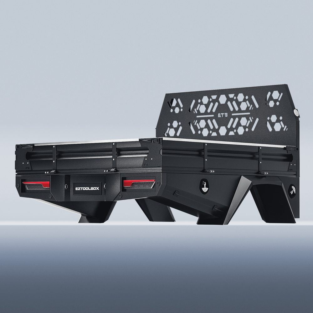 Black Full Set Xceed Tray 2100mm 1 Black Full Set Xceed Tray