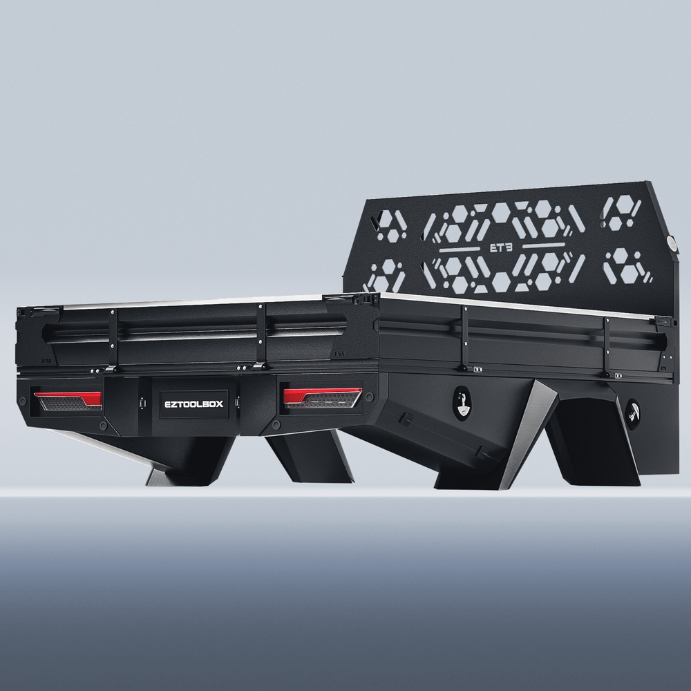 Black Full Set Xceed Tray 2400mm 1 Black Full Set Xceed Tray 2400mm